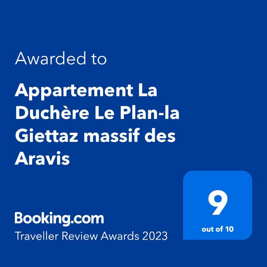 Appartement La Duchere Le Plan-La Giettaz Massif Des Aravis Exterior photo