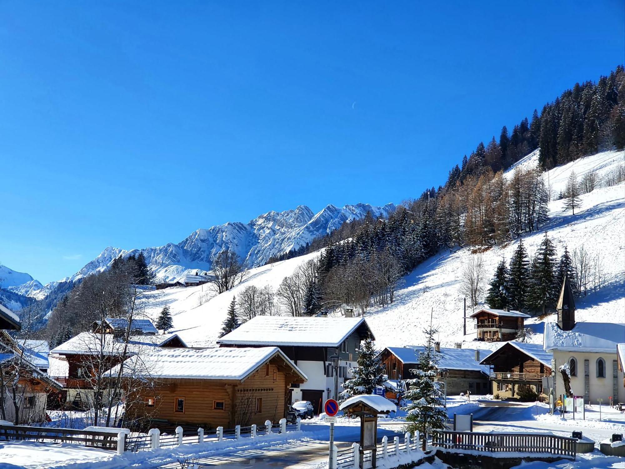 Appartement La Duchere Le Plan-La Giettaz Massif Des Aravis Exterior photo